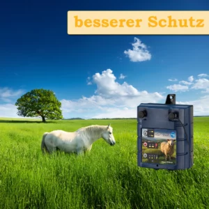 WZG-122-B Weidezaungerät 6 Volt, 12 Volt und 230 Volt für Pferde mit verbessertem Schutz