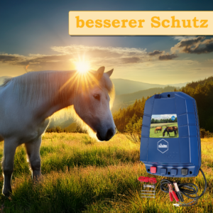 WZG-180-B Weidezaungerät 12 Volt für Pferde besser geschützt