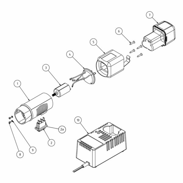 Motor für Equi Akku Perfekt - Akku Perfekt 1600-3 - Lister247