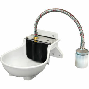 Viehtränke aus Kunststoff BACTO®PROTECT mit Schwimmerventil, Anschluss für IBC Tanks