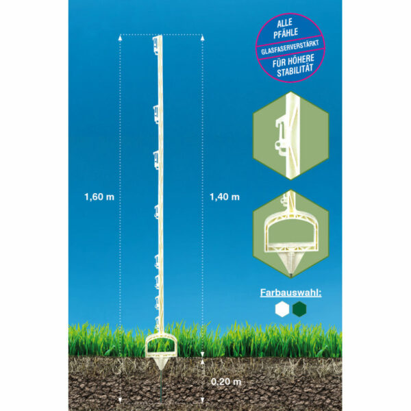 Weidezaunpfahl WZ 3000/140