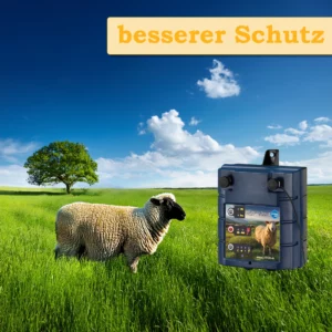 WZG-122-B Weidezaungerät 6 Volt, 12 Volt und 230 Volt für Schafe mit verbessertem Schutz
