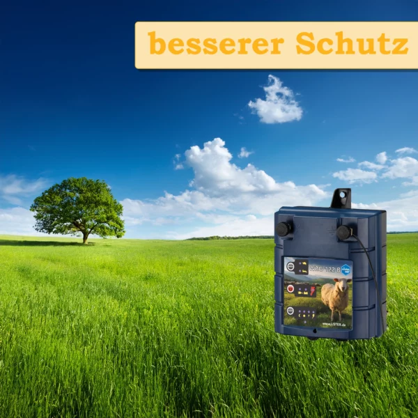 WZG-122-B Weidezaungerät 6 Volt, 12 Volt und 230 Volt mit verbessertem Schutz