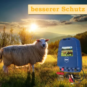 WZG-180-B Weidezaungerät 12 Volt für Schafe besser geschützt