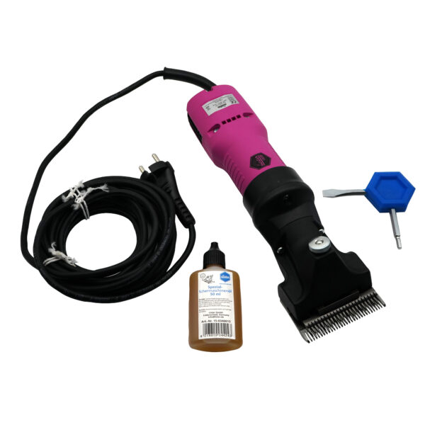 Pferdeschermaschine SMARTLINE pink mit Zubehör