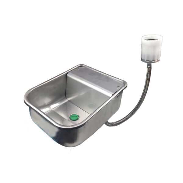 SMARTLINE IBC Viehtränke aus Edelstahl mit Schwimmerventil